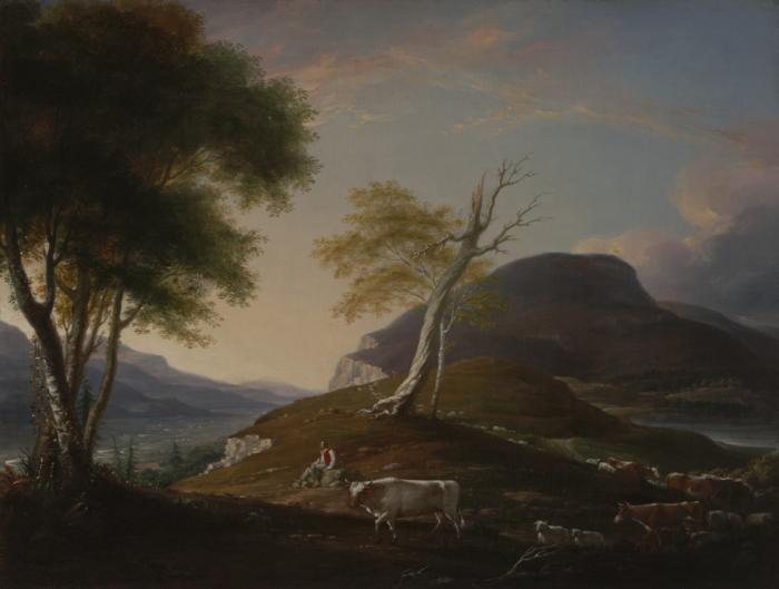 John Trumbull View on the West Mountain Near Hartford oil painting image